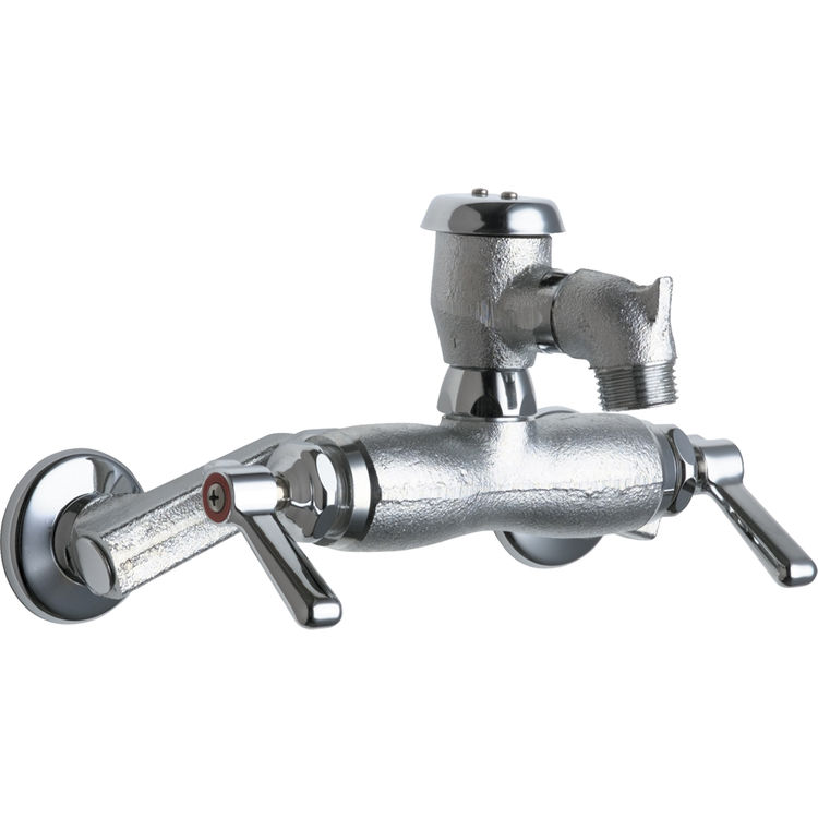 Chicago Faucets 305-VBRRCF Hot and Cold Sink Faucet