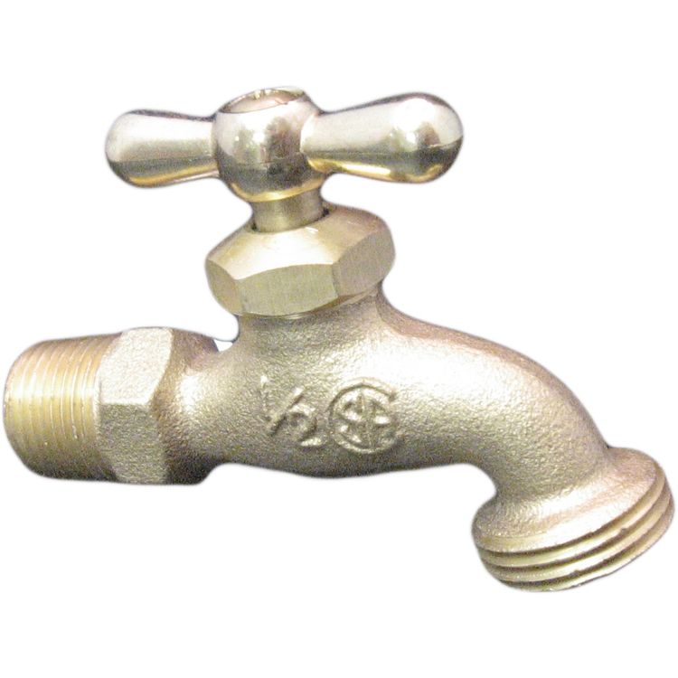 Mueller 103-003 Hose Bibb, 1/2", Threaded