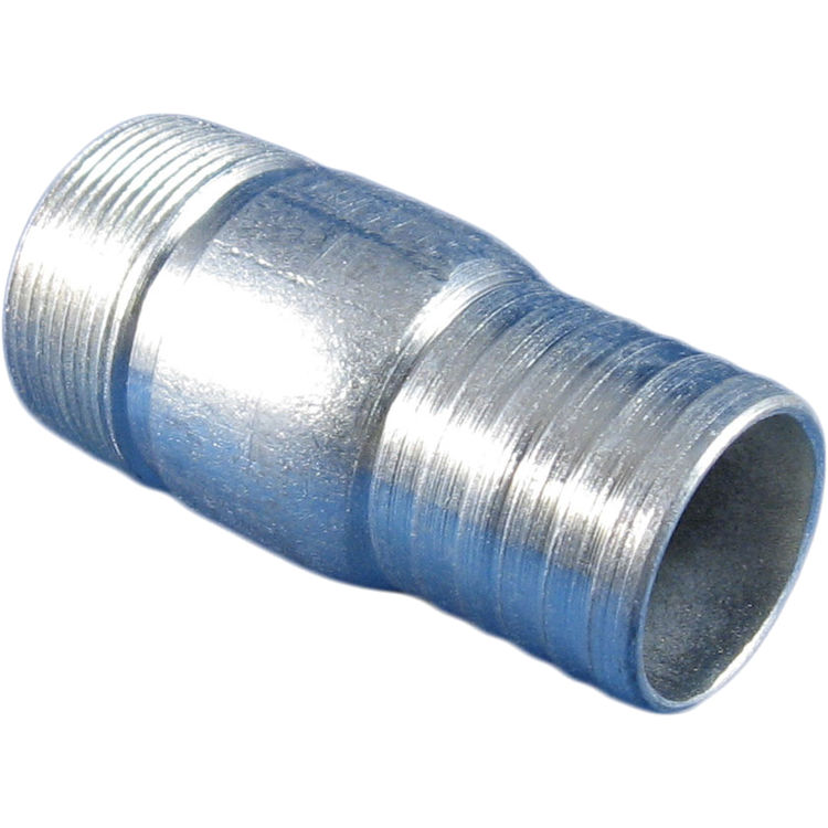 Galvanized 1-1/4" Male Poly Insert Adapter