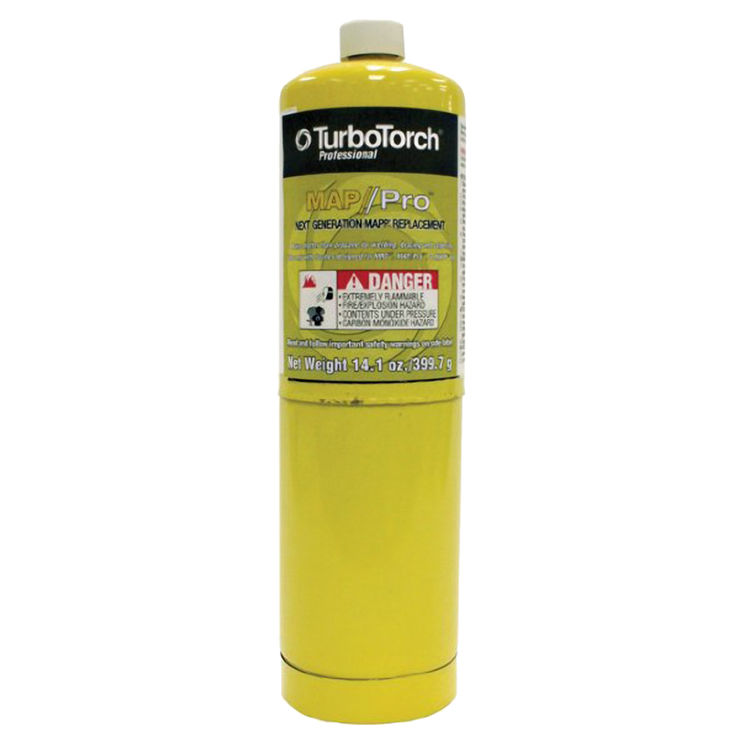 Map-Pro 332477 Gas Cylinder, 14.1 oz, Yellow