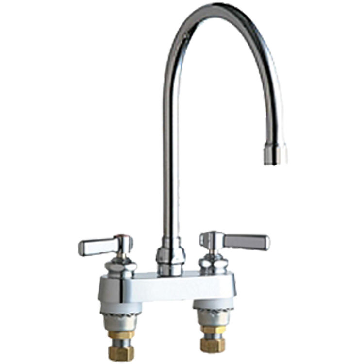 Chicago Faucets 895-GN8AE3VPAABCP Hot and Cold Sink Faucet