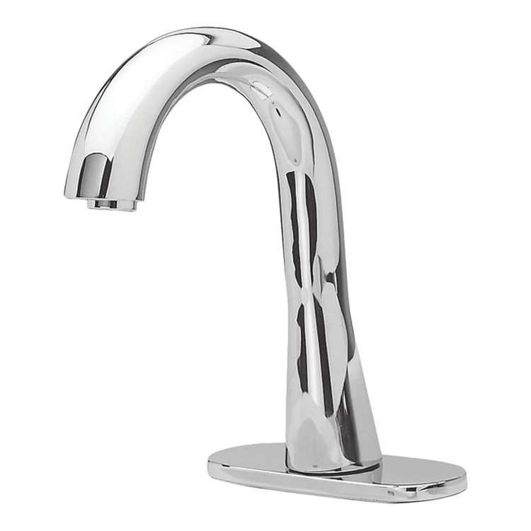 TOTO Gooseneck EcoPower 0.5 GPM Lavatory Faucet, Touchless, Thermal Mixing, 10-Second Discharge, Polished Chrome - TEL5LG10R#CP