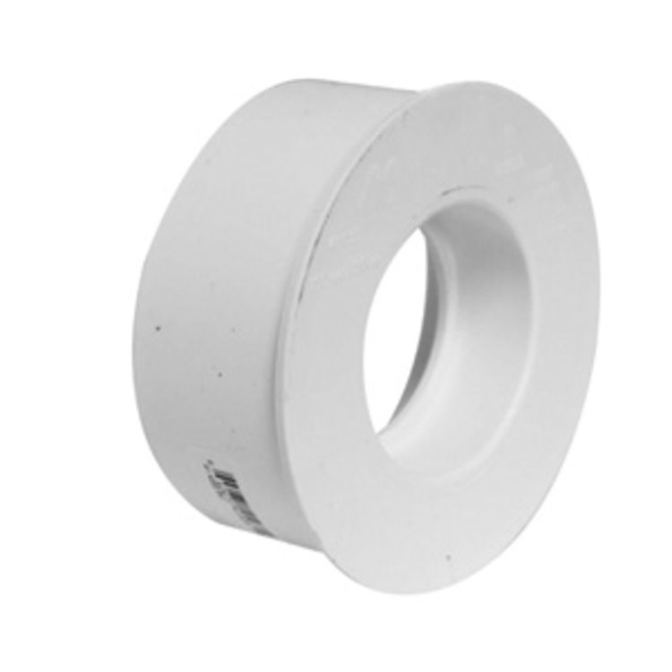 PVCSB42 SDR35xDWV 4" x 2" PVC S&D Bushing Concentric