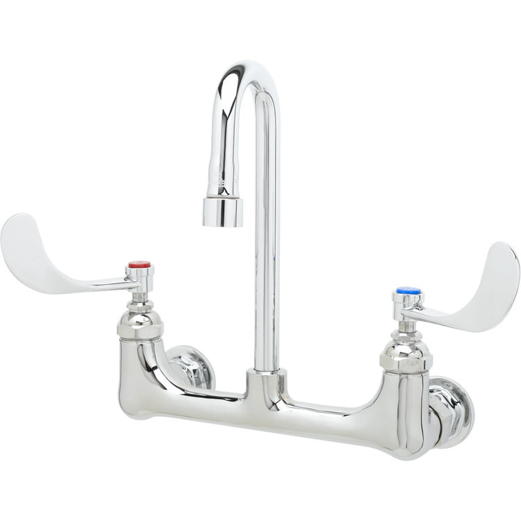 T&S BRASS B-2443 8" Wall Mount Faucet, VR Aerator