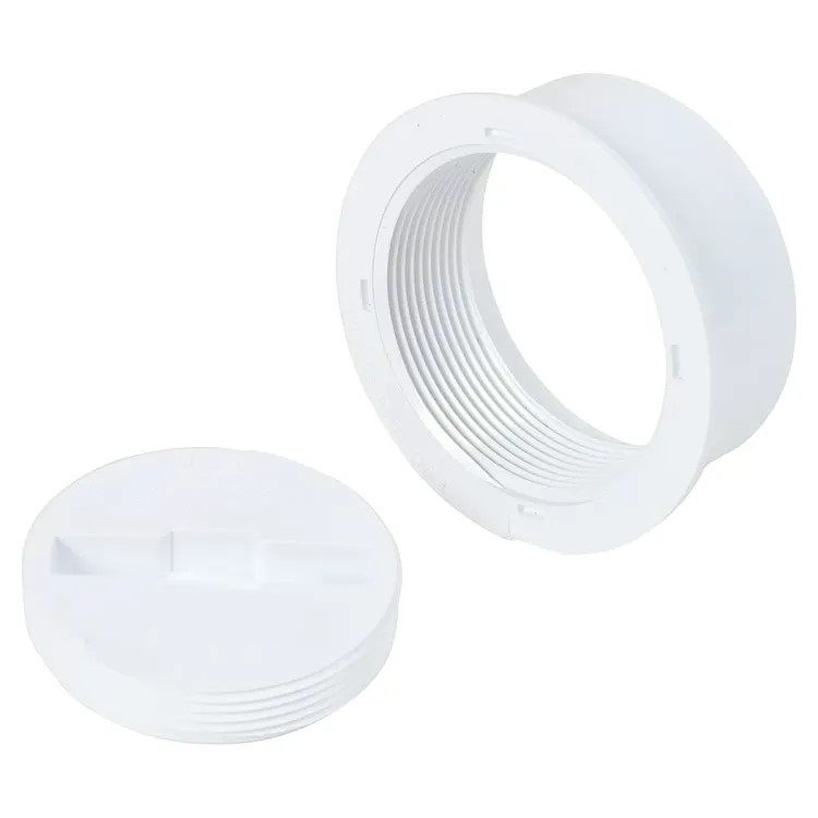 Oatey 4" PVC Cleanout Assembly DWV (Drain Waste and Vent), Snap-In - 43733