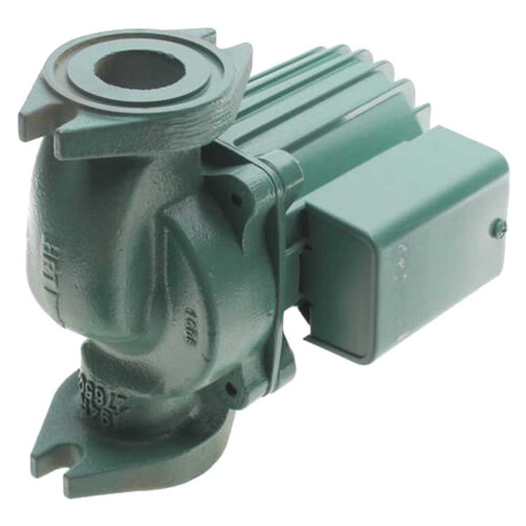 Taco 1-Phase Circulator Pump with Integral Flow Check, 30 GPM, 115V, 1/8 HP, 9' Max Head, Cast Iron, Flange - 0010-F3-1IFC