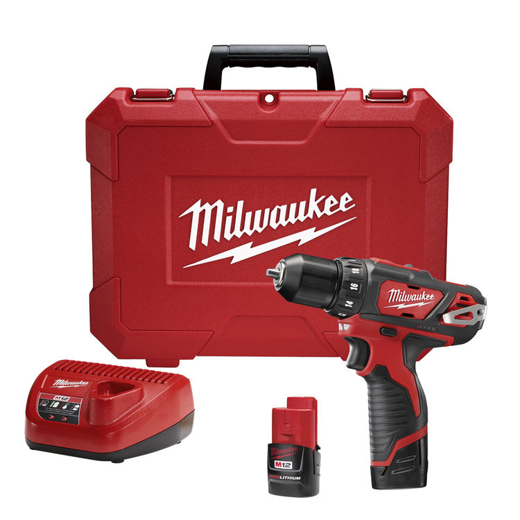 Milwaukee 2407-22 M12 3/8" Drill/Driver Kit