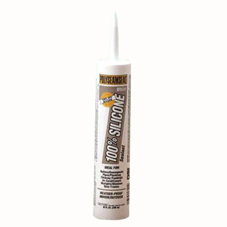 100% Silicone Caulk White 10 Ounce