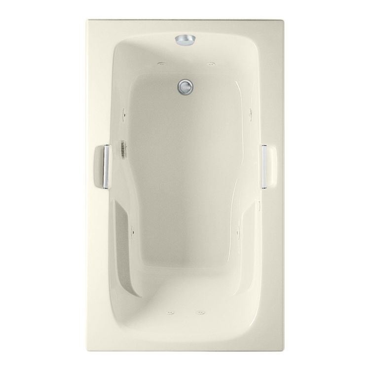 Aquatic 4272621-BI Biscuit 72"x36"x22" Acrylic Whirlpool Tub