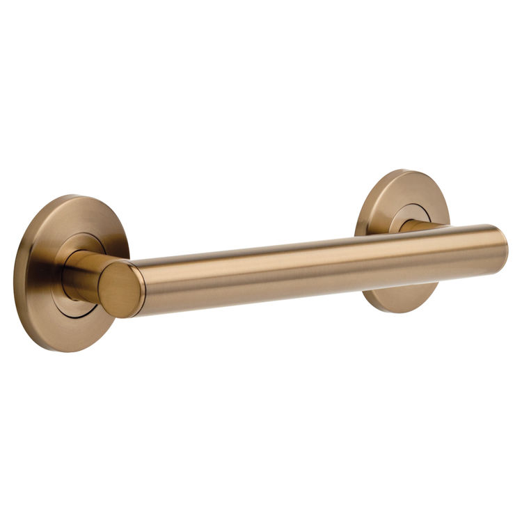Delta 12" Contemporary Decorative Grab Bar, ADA-Compliant, Champagne Bronze - 41812-CZ