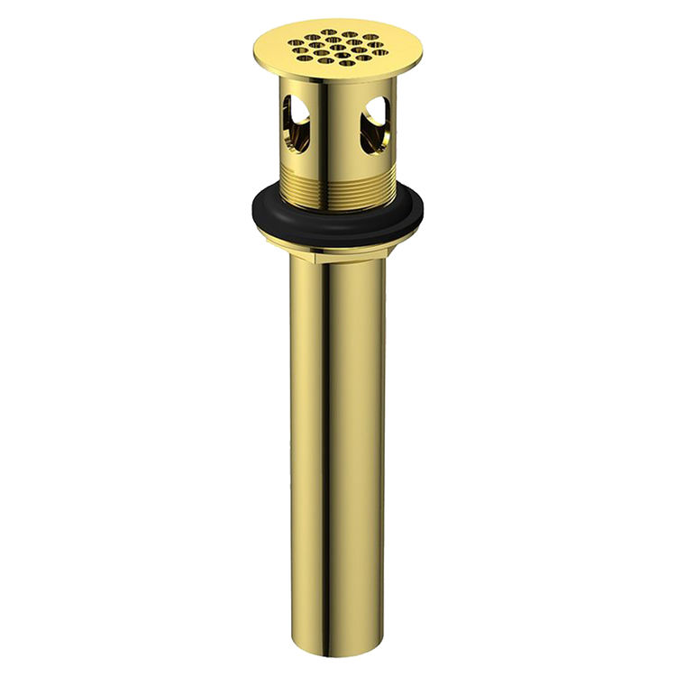 Danze DA505084PBV Polished Brass 1-1/4" Bathroom Grid Strainer W/Overflow