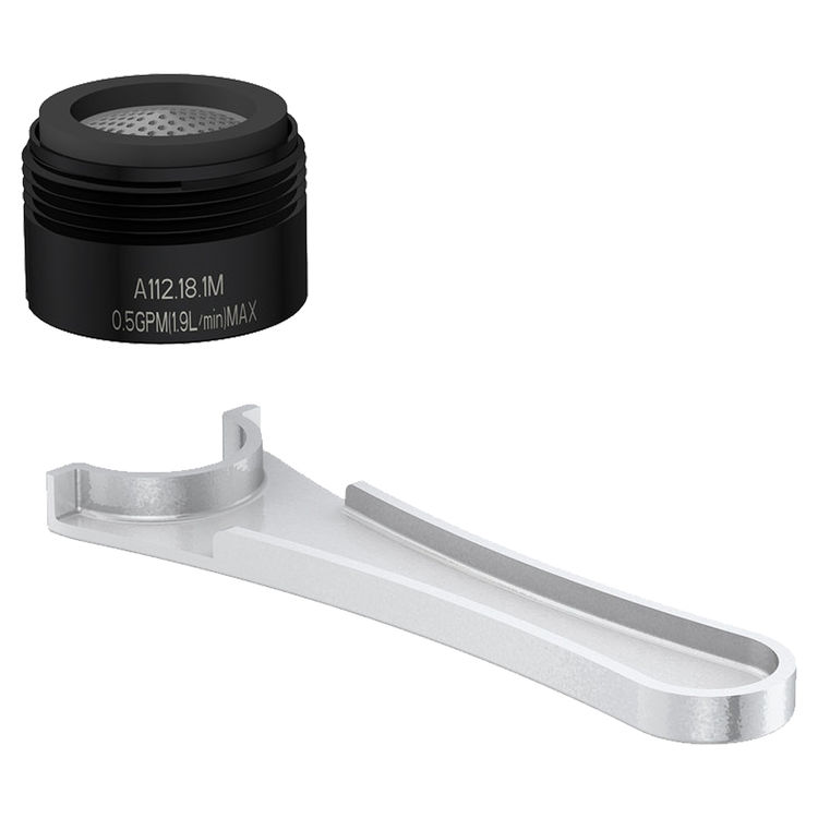 Danze DA613075NBS Satin Black 0.5Gpm Spray Jr. Aerator Kit