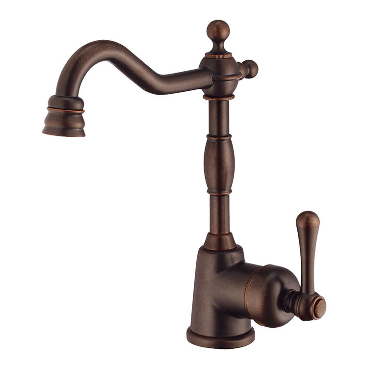 Danze Opulence Single Handle Swivel Bar/Prep Faucet, Tumbled Bronze - D151557BR