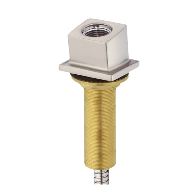 Danze D491122BN Square Hand Shower Rough-In Valve for Roman Tubs, Brushed Nickel