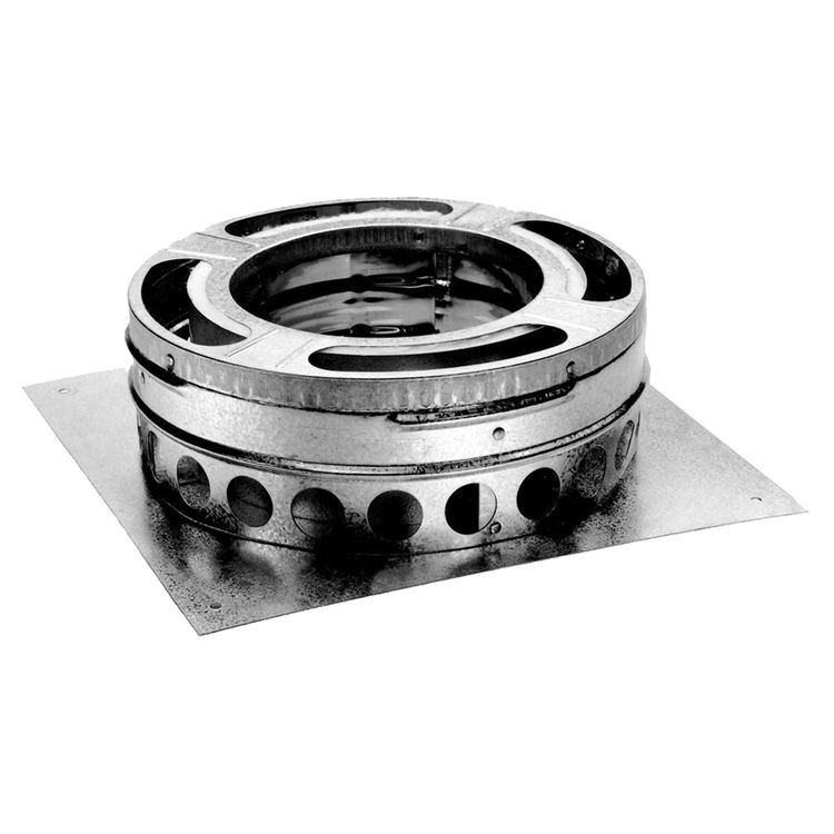 DuraVent 9001 DuraPlus All-Fuel Chimney Triple-Wall Base Plate - 6" Diameter