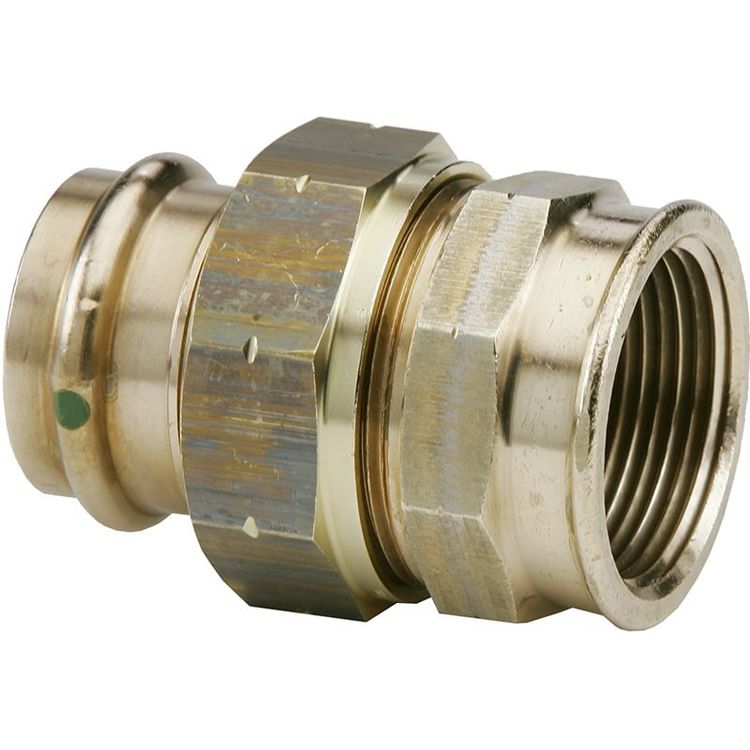 Viega 79725 ProPress 2 Inch Copper Press Union, Smart Connect, Zero Lead