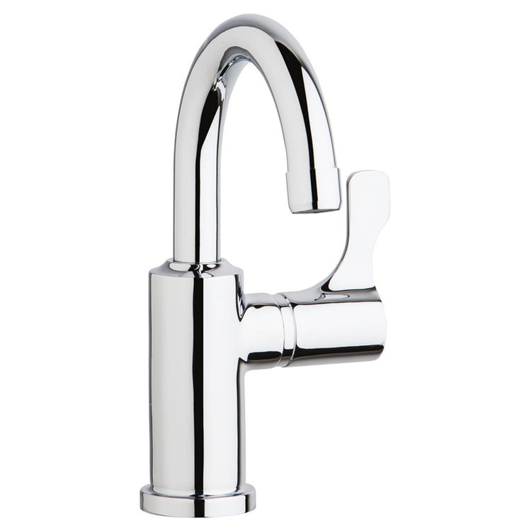 Elkay LKD20858C Elkay Single Hole 8-5/8" Deck Mount Faucet with Gooseneck Spout, Lever Handle on Right Side, Chrome