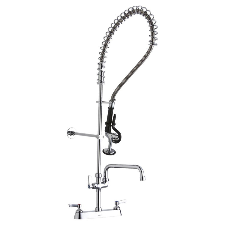 Elkay LK843AF12C Centerset Exposed Deck Mount Pre-Rinse Faucet - Chrome