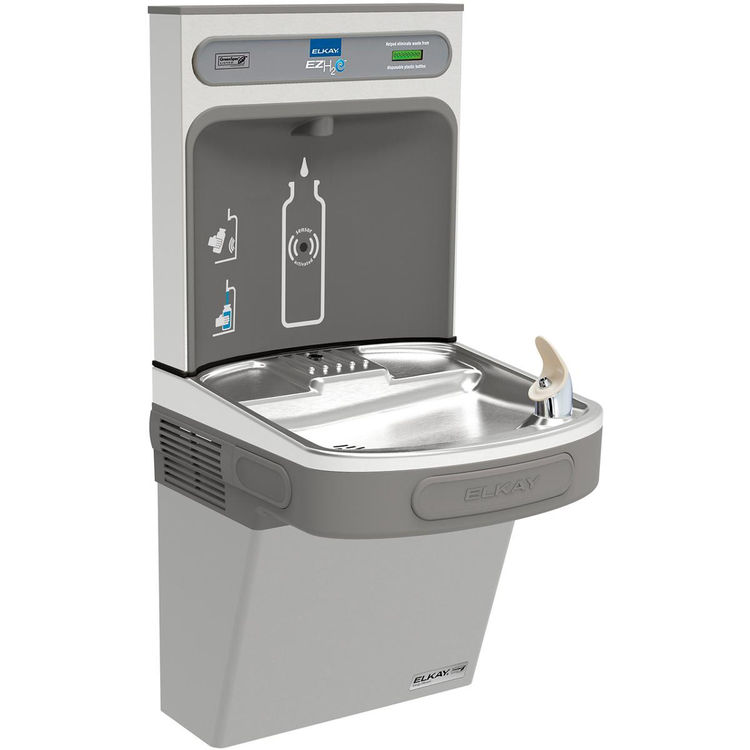 Elkay EZSG8WSLK EZH2O Bottle Filling Station & Single ADA Cooler, Light Gray