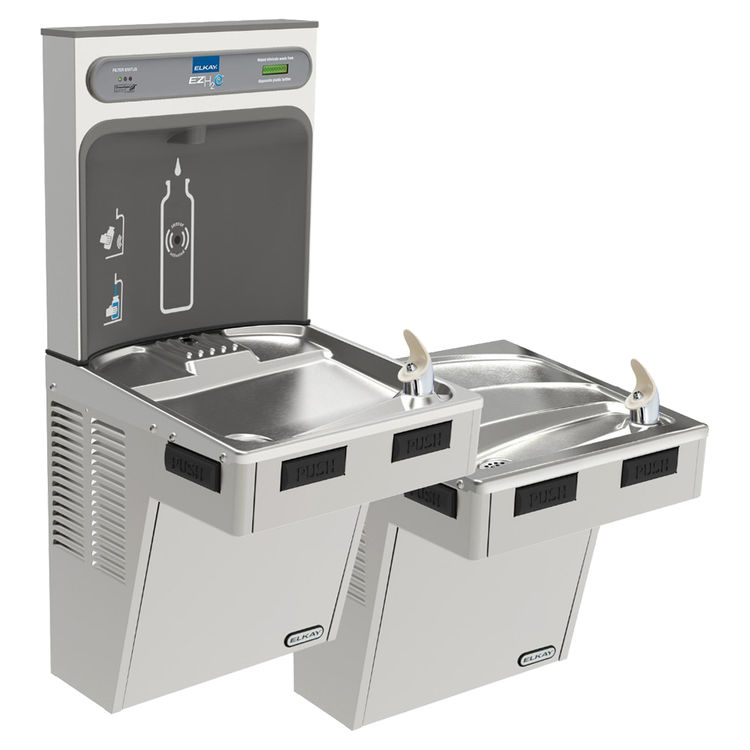 Elkay LMABFTL8WSSK EZH2O Bottle Filling Station and Cooler Combo, Stainless