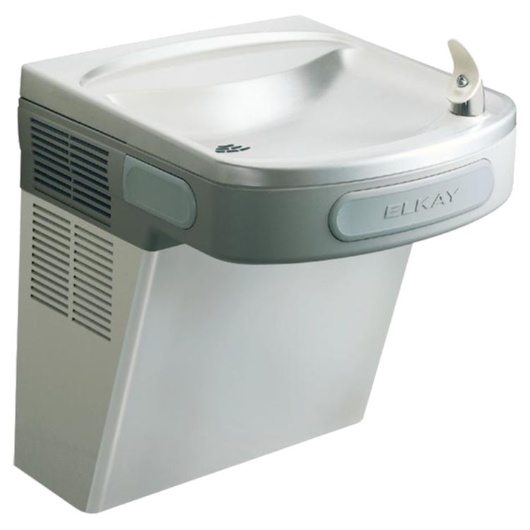 Elkay LZSDL Wall-Mounted Filtered Cooler, Light Gray