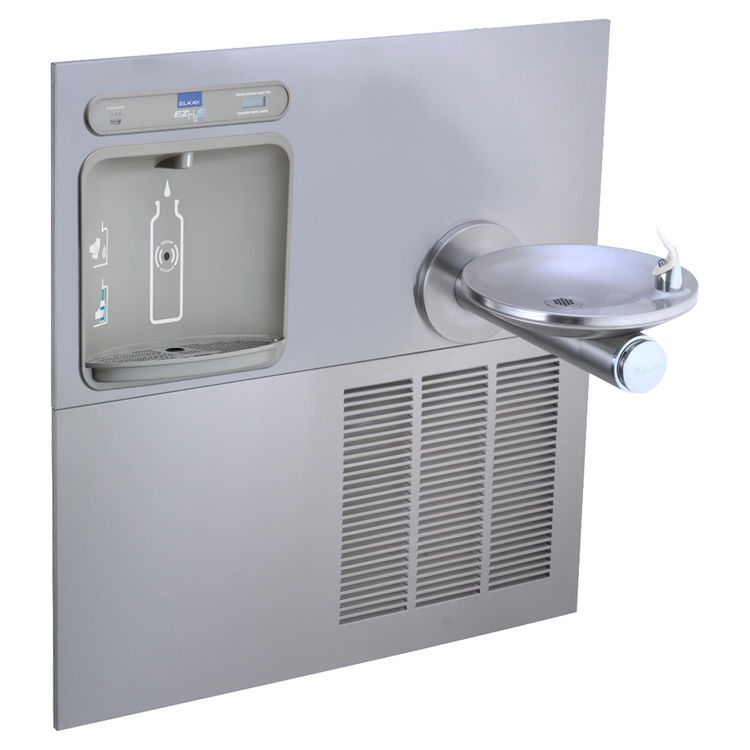 Elkay LZWS-ERPB8-RF EZH2O Retrofit Bottle Filling Station & Fountain, Stainless