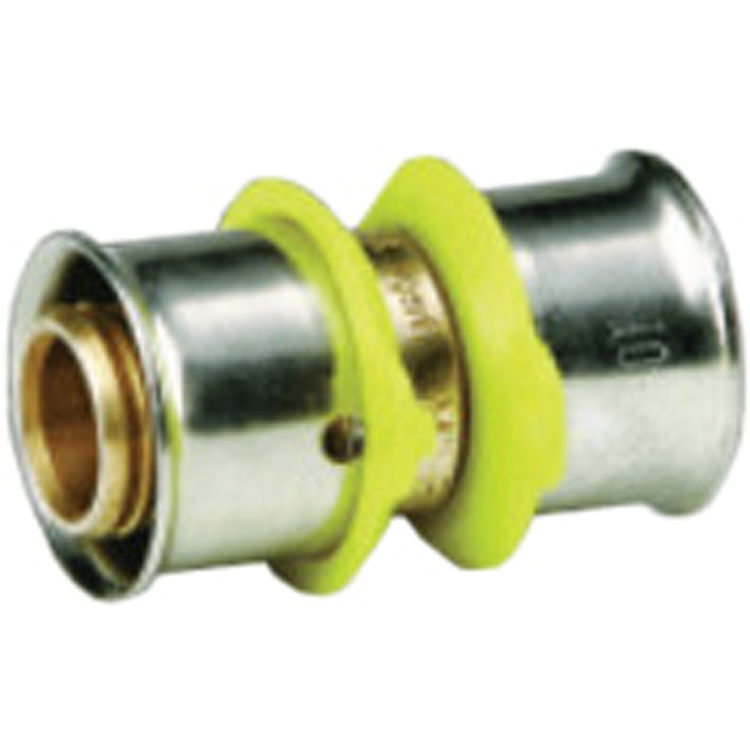 PXPPCUP1 1" BRASS PEX PRESS COUPLING