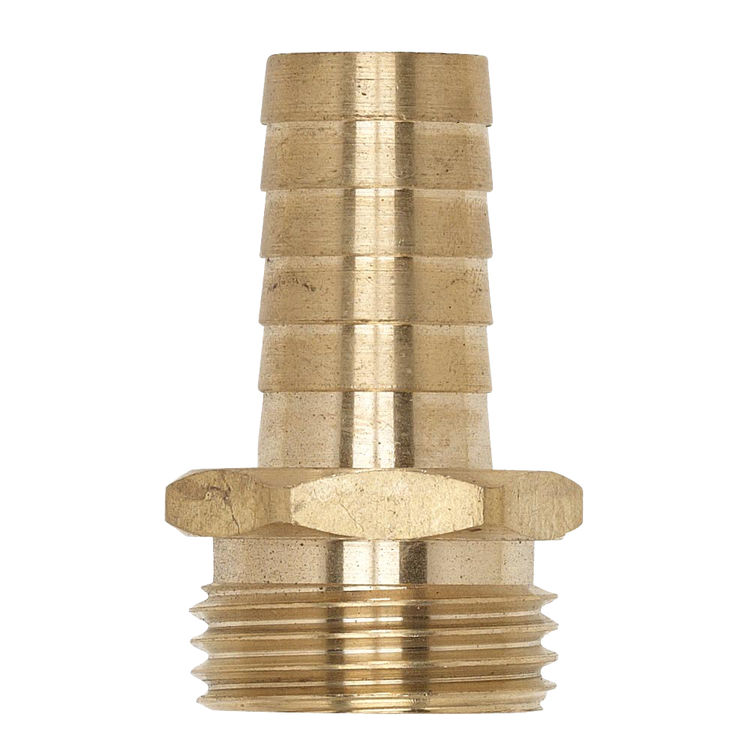 3/4" Male Hose Thread X 5/8" Hose Fitting Brass