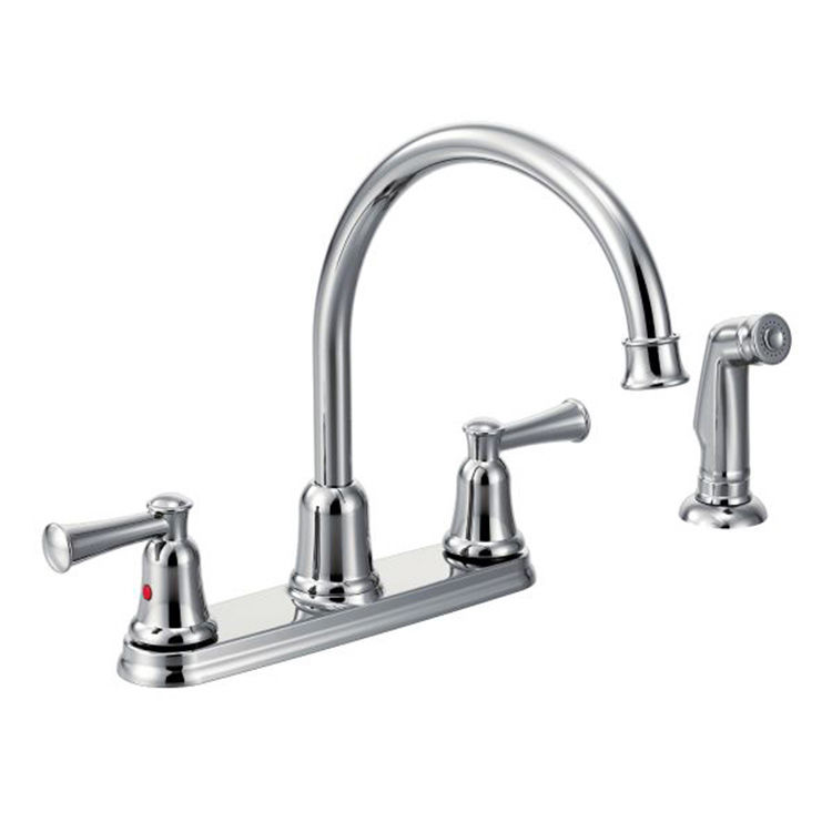 Moen CFG 41613 Two Handle High Arc Kitchen Faucet