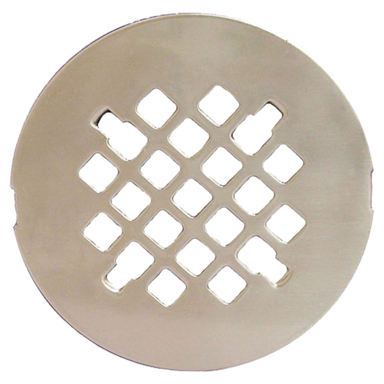Jones Stephens D40010 4-1/4" Snap-In Shower Strainer - Satin Nickel
