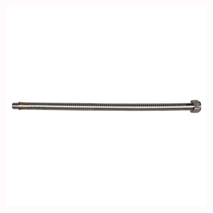 3/4" x 18" Stainless Steel Water Flex Water Heater Connector - Crimp x Female Pipe Thread