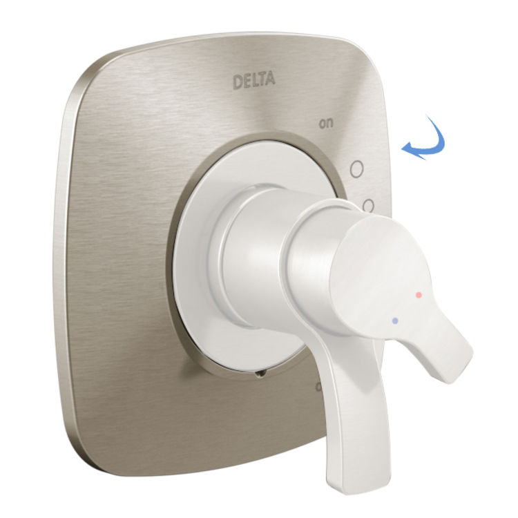 Delta RP78722SS Tesla Shower Valve Escutcheon, 17T Series, Stainless Steel