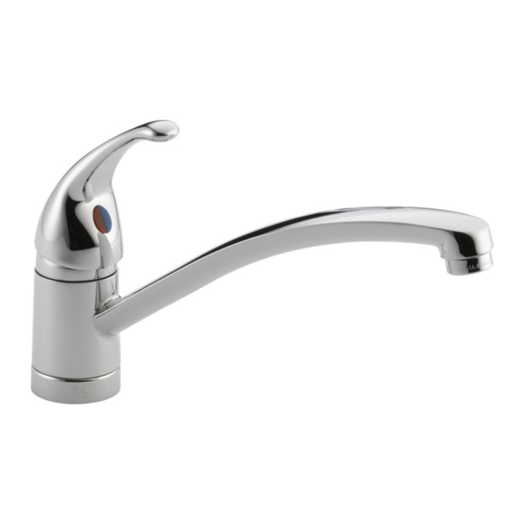 Peerless Tunbridge Single-Handle Kitchen Faucet, Chrome - P188201LF