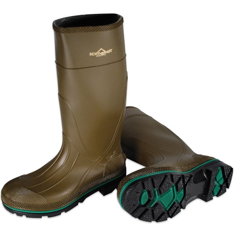 Servus Northerner 75120-10 Non-Insulated Knee Boot, NO 10, Men's, Olive Green, PVC