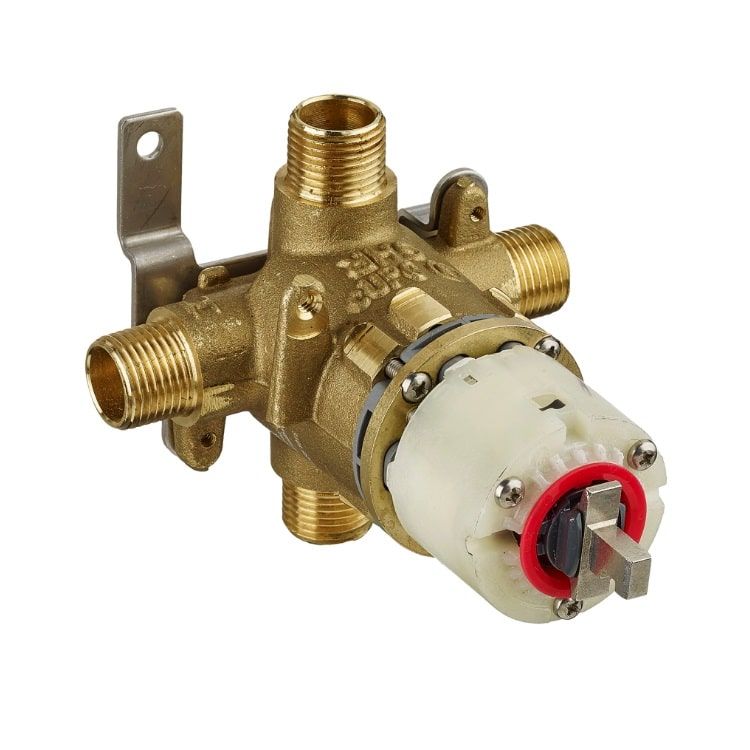 American Standard R121 Pressure Balancing Tub/Shower Rough-In Valve, 1/2" Universal Inlets/Outlets