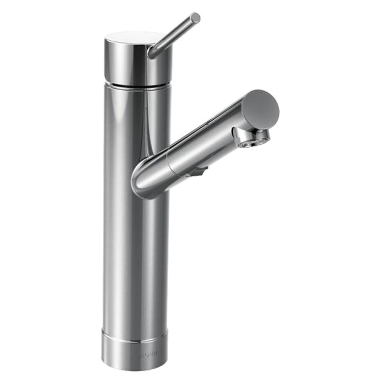 Moen 7626C Chrome Low-Arc Pull-Out Kitchen Faucet