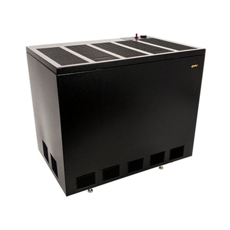 Cozy Closed-Front Console Heater Conventional-Vent Furnace, Black - VC201B