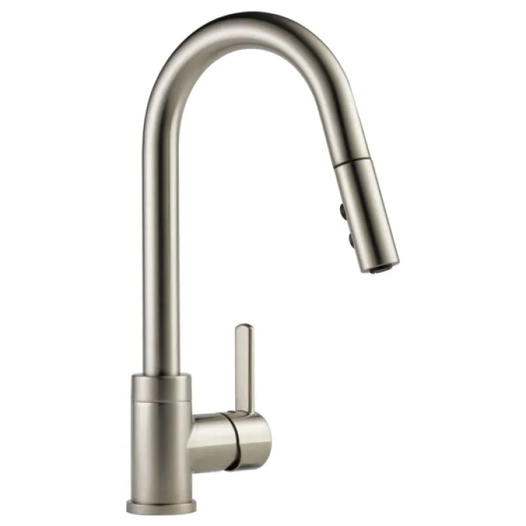 Peerless Precept Stainless Single Handle Deck Mount Kitchen Faucet, 1.5 GPM, ADA, Low Lead Certified - P188152LF-SS