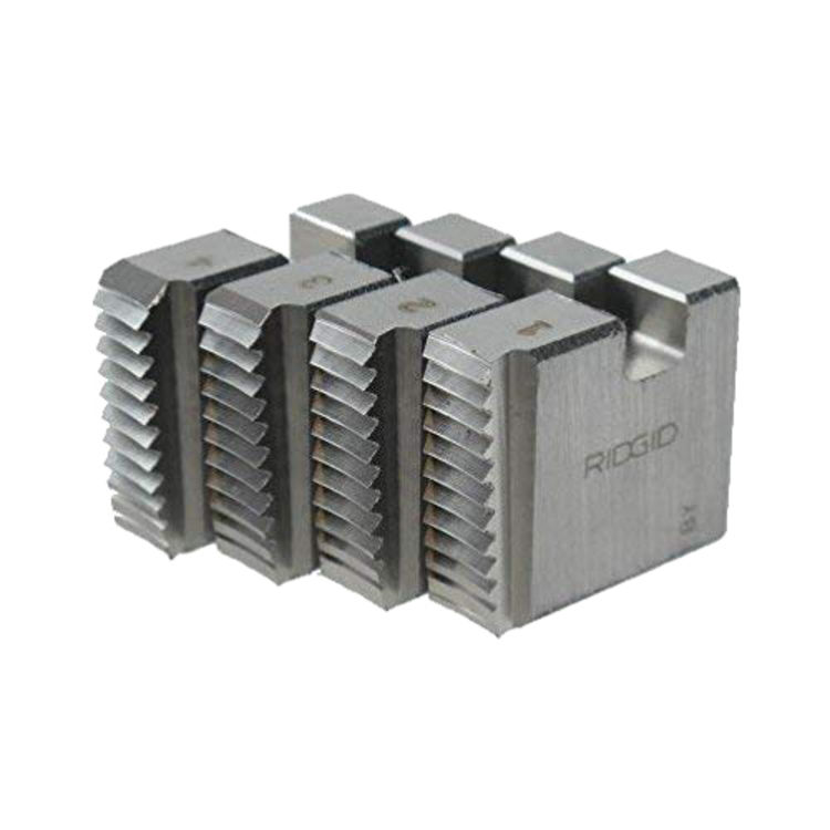 RIDGID 1-1/4" NPT Alloy Steel Die Set, 11-1/2 TPI, Right‑Hand Threading, 4-Pack - 37840