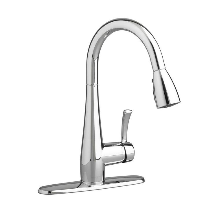 American Standard Quince Single Handle Pull-Down High Arc Kitchen Faucet, 1.5 GPM, Chrome - 4433300F15.002