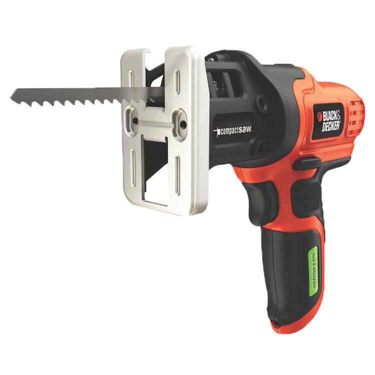 Black & Decker LPS7000 Compact Cordless Jig Saw, 7 V, Li-Ion, 1/2 in Stroke, 2050 spm
