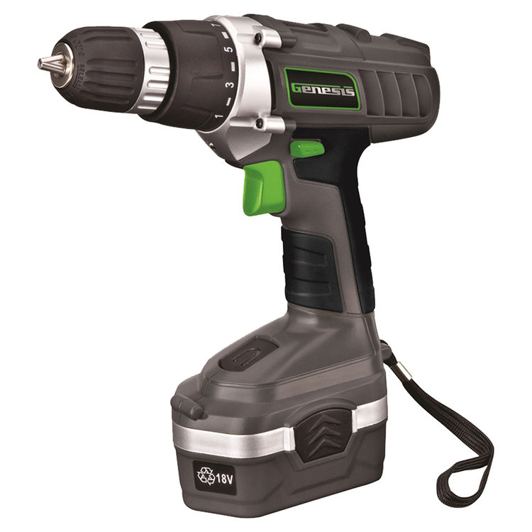 Richpower GCD18BK Cordless Drill/Drivers, 18 Volt Vsr