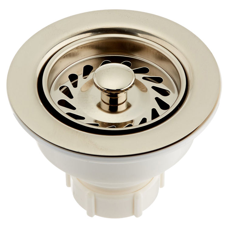 Jones Stephens B02404 Antique Nickel Sink Basket Strainer