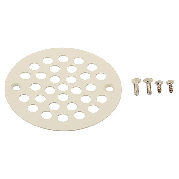 Jones Stephens Almond 4-1/4-Inch Round Shower Strainer - C6089AL