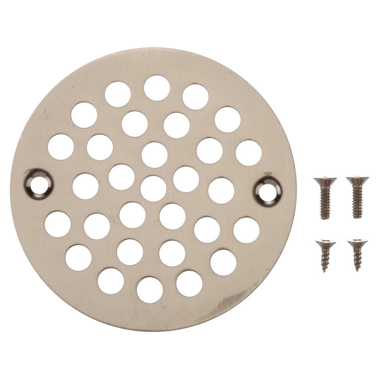 Jones Stephens Antique Nickel 4-1/4-Inch Round Shower Strainer - C6089AN