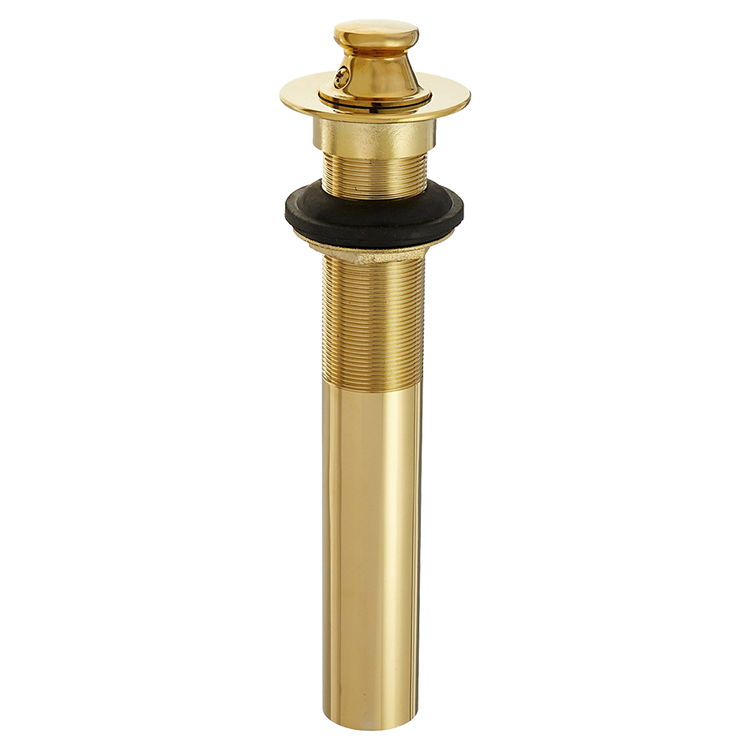 Jones Stephens P3500PB Polished Brass Pop-Up Drain Less Overflow