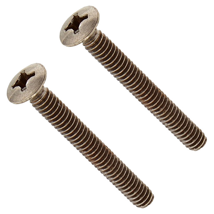 Jones Stephens T0521AN Screws For Overflow Plate, Antique Nickel 