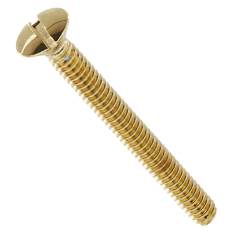 Jones Stephens T08021 Face Plate Screw, Polished Brass