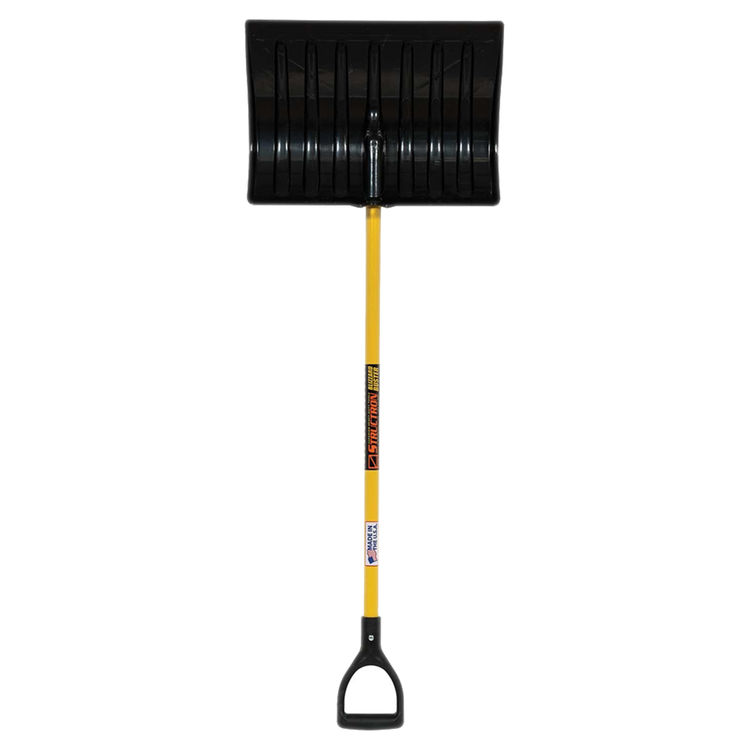 Midwest Rake Snow Shovel 49012 PS200MR 18" Snow Shovel w/ 42" Poly D-handle
