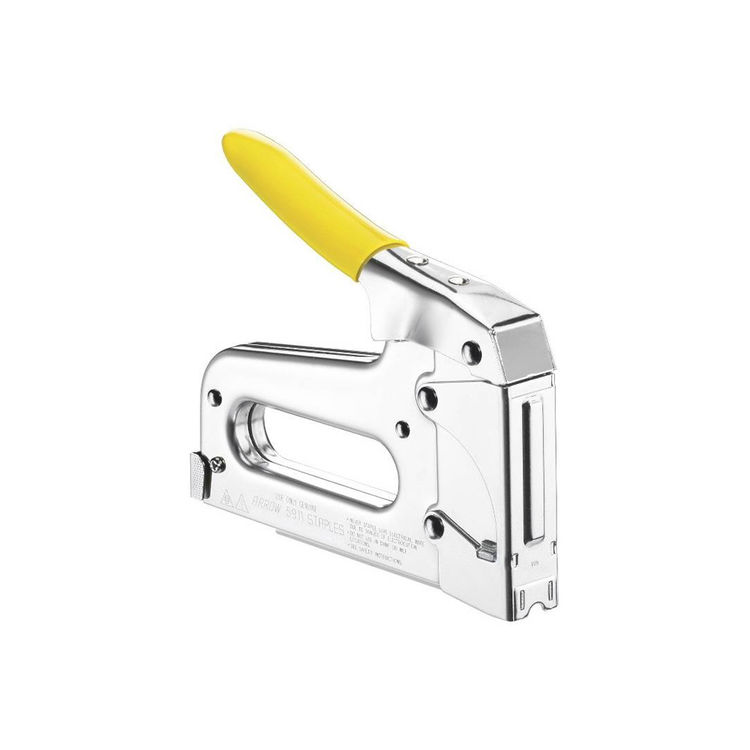 Arrow T59 Heavy Duty Data and Communication Wire Tacker, 5/16" Staples, Steel, Chrome Plated